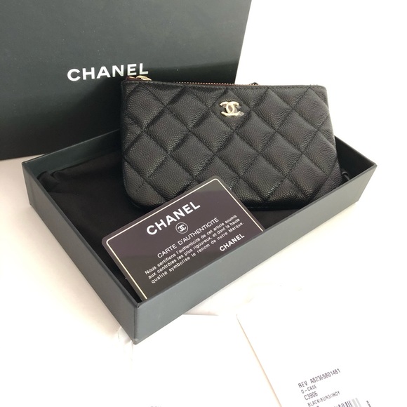 CHANEL Handbags - authentic Chanel o case o pouch card case